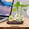 Vaso Hidropônico Estilo Chinês do Deus da Fortuna com Gato, Zhong Kui e Figuras de Confúcio, Presentes Culturais e Criativos, Decoração de Mesa, Vaso de Flores para Estação de Trabalho