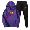 Conjunto de Sudadera con Capucha para Chicas y Mujeres Estilo Callejero Europeo y Americano Conjunto de Dos Piezas Casual Suéter Ropa Deportiva para Exteriores