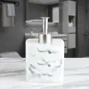 Botella de Gel Hidroalcohólico para Manos de Hotel con Dispensador de Prensa Mármol Botella de Champú Jabón Corporal Estilo Europeo Hogar Loción Embotellada
