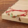 Pulseira de Coelho do Zodíaco em Cerâmica Jingdezhen para Mulheres Design de Nicho Ins Pulseira de Estudante de Aparência Sofisticada Estilo Antigo Aniversário