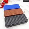 Venta Directa de Fábrica Estuche Cuadrado Grande de Cuero Tejido de Bambú para Gafas para Hombres y Mujeres, Resistente a la Presión, Portátil, para Gafas de Miopía, Gafas de Sol, Etc.