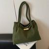 Bolso de Mano Estilo Coreano para Estudiante Bolso Nuevo de Lona Bolso de Hombro Bolso Tote Ropa de Trabajo para Clase de Estudiante Gran Capacidad Bolso para Mujer