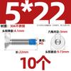 Aço inoxidável 304 cabeça escareada sextavada dispensador copo chato parafusos anti-soltos revestidos com cola azul rosca M1.6-M16
