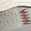 Pegatinas Europeas y Americanas para Uñas Llama Espina Estampado en Caliente Plano Láser Pegatinas de Arte para Uñas Llama Espina Joyería Dh768