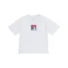 Camiseta de Manga Corta para Niña Anguyuanbao 2026 Nuevo Producto de Verano Transpirable Algodón Holgada Cuello Redondo Manga Corta
