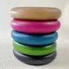 Pulseira de Madeira Maciça Estilo Étnico Retrô Anéis de Madeira Multicores Simples Colorido DIY Pulseira de Madeira Empilhável