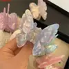 2025 Novo Ácido Acético Borboleta Pequeno Grampo de Cabelo Super Fada Fofo Grampo de Cabelo Traseiro Acessório de Cabelo Feminino Grampo