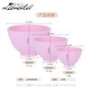 Tigela para Máscara de Silicone Lmltop Salão de Beleza Tigela de Silicone Colorida Ferramenta para Máscara DIY Atacado Grande, Média e Pequena