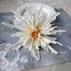 Pinça de Caranguejo Crisântemo Bianhua Crisântemo Antigo Flor de Seda Crisântemo de Oito Garras Flor para Cabelo Acessórios Hanfu Clipe Lateral Joia