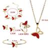 Juego de cinco piezas de mariposa Cdd Nuevo estilo Nácar Europeo y Americano Joyería transfronteriza Pulsera Aliexpress Joyería de comercio exterior Fábrica fuente