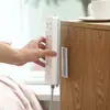 Soporte para Regleta para Enchufe de Router Montado en Pared, Enchufe de Router con Agujero Perforado Montado en Pared, Organizador de Gestión de Cables Montado en Pared