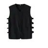 Traje Tang de verano de algodón y lino para hombre, chaleco, sudadera, sin mangas, camisa de cabeza antigua, sudadera, chaleco de estilo chino, ropa deportiva