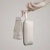 Bolso Nuevo de Piel Bolso con Cremallera Paraguas Plegable Seis Secciones Protección Solar Paraguas de Sol Paraguas para el Sol de Mujer Paraguas Plegable de Tarjeta de Doble Uso