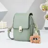 2026 Nueva Bolso Cruzado Mini Versátil para Uso Diario para Mujeres, Bolso de Hombro Cuadrado Pequeño Simple con Solapa para Viajes Diarios