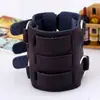 Comercio Exterior Europeo y Americano Exportación Joyería Pulsera de Cuero Genuino, Popular en Aliexpress, Estilo Punk Doble Capa Pulsera Ancha de Cuero Exagerada de Piel de Vaca
