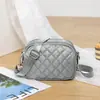 Bolso cruzado para mujer, patrón acolchado, nuevo y moderno 2026, versátil, de moda, Ins, nailon ultraligero impermeable, bolso de hombro