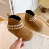 Sapatos Birkenstock para Meninas 2026 Outono Confortáveis Sola Macia Novo Estilo Slip-On Preguiçoso Sola Macia Botas de Couro Infantis