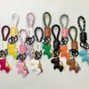 Colgante llavero de cuero Año del Caballo, un práctico regalo de Año Nuevo con temática de caballo zodiacal, un amuleto de la suerte y una correa para teléfono de aleación de zinc