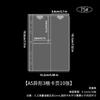 Álbum de tarjetas de juego de anillas transparente de nueve bolsillos tamaño A4 álbum de almacenamiento de fotos de 3 pulgadas álbum A5 páginas de recarga para álbum