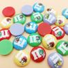 Accesorios de resina plana para el procesamiento de materiales de joyería DIY, recomendados transfronterizos, con dibujos animados japoneses y coreanos de chocolate M.