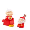 Colgante Cerámico Navideño Enano Regalo Adorno de Resina Papá Noel Muñeco de Nieve Decoración de Escritorio Bonsái