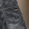 Jeans de Nuevo Estilo Otoño para Hombre, Marca de Alta Gama de Moda, Pantalones Casuales Versátiles de Corte Recto tipo Cigarrillo, Modelo Nuevo 2024 para Hombre