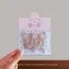 Lindo pasador de pelo de gato de dibujos animados con lazo a cuadros, pinza para flequillo para niñas pequeñas, pasador para cabello suelto, accesorio para el pelo de pinza BB, estilo nuevo