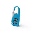 Mini Cadeado de Senha Conveniente Cadeado de Bolsa Antifurto Cadeado Alfandegário Liga de Zinco Neutra Cadeado de Viagem Cadeado de Segurança para Mochila Pequena
