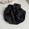 Goma para moño negra de doble capa estilo Zhao Lusi y Ruan Yu, accesorio elástico para el cabello