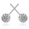 Brincos requintados em prata de lei 925 totalmente cravejados em diamante, estilo coreano, modernos, luxo leve, únicos, fofos, design cravejado com zircônia, joias de alta qualidade para mulheres