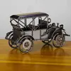 Modelo de Coche Clásico Retro Nostálgico Creativo Adornos de Escritorio Sala de Estar Armario de Vino Armario de TV Manualidades Decorativas Arte de Hierro