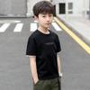Roupa Infantil Meninos Terno de Manga Curta 2024 Novo Verão Roupa Casual Infantil Camisa Polo Infantil de Tamanho Médio e Grande Conjunto de Duas Peças Estilo K