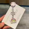 Llavero Creativo de Acrílico y Resina con Forma de Corazón Colgante para Teléfono Móvil Lindo Unicornio Mochila de Acrílico Accesorios Pequeños