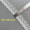 Malla de 6 cm a 8,5 cm con bordado de seda de leche, encaje bordado, código de barras, belleza, espalda, ropa interior, puños, cuello, falda, auxiliar
