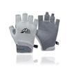 Guantes de Seda de Hielo para Hombre Primavera Verano Medio Dedo Ciclismo Deportes Guantes de Dedo Completo Pantalla Táctil Pesca Transpirables Guantes Finos de Seda de Hielo para Mujer