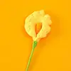 Material para Arranjo de Flores Eterna de Tricô Lírio Calla Ramo de Lírio Calla Decoração para Casa e Escritório Interior Presente de Pelúcia