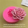 Molde de silicone para bolo fondant, faça você mesmo, novo formato de rosa, flor de lótus, ferramenta para fondant