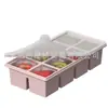 Bandeja de Hielo Grande de Silicona Transfronteriza Molde de Cubitos de Hielo de Grado Alimenticio Molde de Bola de Hielo de Desmoldeo Fácil Congelación Rápida Molde para Hacer Hielo Casero