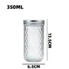Nuevo Vaso para Avena Nocturna, Frasco de Mason, Café Portátil, Té con Leche, Ensalada, Vaso para Yogur, Frasco de Vidrio Transparente de Boca Ancha Sellado