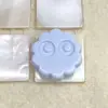 Acrílico Cor Sólida Briquete Biscoito Contas Furo Reto Contas DIY Corrente de Celular Acessórios de Cabelo Pingente Acessórios de Joia Material