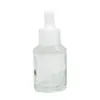 Botella Cosmética 30ml Botella con Gotero Marrón Hombro Inclinado Botella de Vidrio Transparente Botella para Esencia Muestra Marrón Subbotella