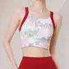 Roupa Íntima Esportiva Yoga Integrada Transfronteiriça Europeia e Americana de Alta Sustentação à Prova de Impacto Sutiã Fitness Colete de Corrida Reúne Novo