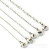 Cadena de Acero Inoxidable Trenzada de Alambre Plano con Eslabones Soldados en Forma de O Cadena para Joyería Colgante de Joyería para Parejas de Acero de Titanio Cadena de Joyería DIY