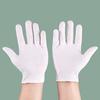 Mercadorias em Estoque Transfronteiriças: Luvas de Fio de Algodão Branco para Artesanato e Proteção do Trabalho, Resistentes ao Desgaste, Antiderrapantes, Absorventes de Suor, Duráveis, Não Danificam Facilmente