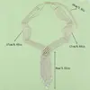 Nuevo Collar de Clavícula de Moda Europea y Americana de Lujo con Borlas Múltiples, Pedrería y Circonitas, Collar de Moda Personalizado