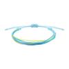 Pulseira popular de fio encerado trançado da Amazon Pulseira de surfe de praia Pulseira de concha de estrela-do-mar Fabricante transfronteiriço em estoque