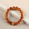 Pulseira de Rosário Clássica de Tuia Material Antigo Rosário de Sândalo para Homens e Mulheres Casal Círculo Único Pulseira de Brincar