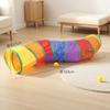 Túnel para Gatos Canal de Perfuração Brinquedo Tenda para Gatos Saco de Dormir Animal de Estimação Gatinho Auto-Prazer Alívio Sino Bola Suprimentos