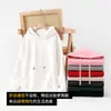Nuevo producto de otoño: Sudadera de trabajo lisa de color personalizado, corte holgado, hecha de algodón chino y seda de leche, con logo estampado