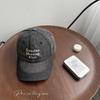 Gorra de Béisbol de Mezclilla Lavada para Mujer Gorra Original Bordada con Letras de Varias Filas Sombrero de Sol Todo Fósforo Estilo Coreano para Hombre Primavera y Verano